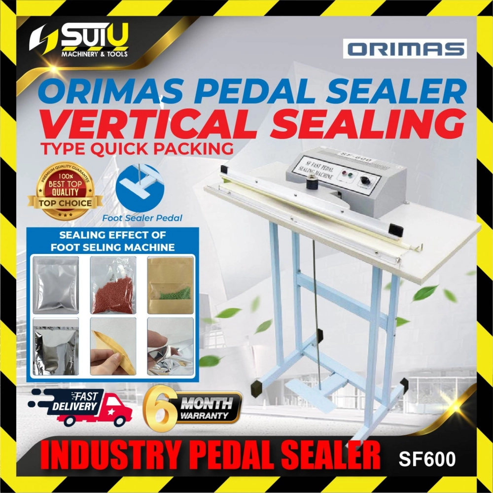 ORIMAS SF600 Industry Pedal / Food Sealer 60cm(24") 0.75kw