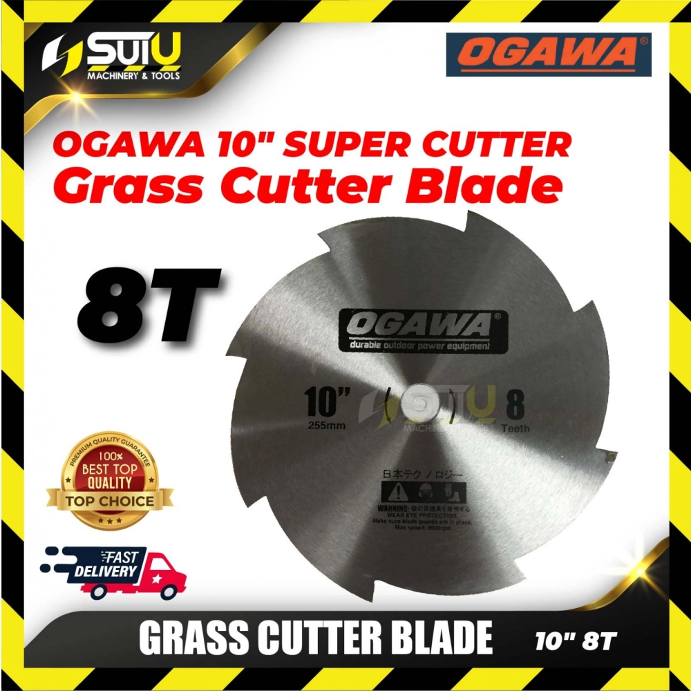 OGAWA 99121 10" Super Cutter/ Grass Cutter Blade 8T