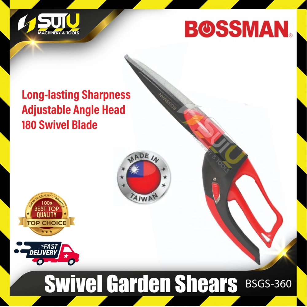 BOSSMAN BSGS-360 / BSGS360 14"/350MM Swivel Garden Shears