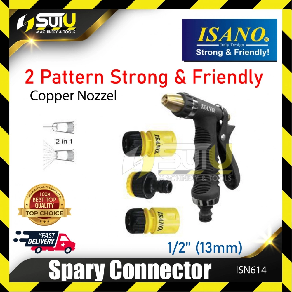 ISANO ISN614 2 Pattern Spray Nozzle 1/2" 13mm