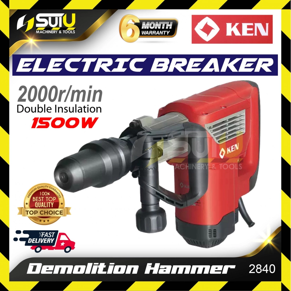 KEN 2840 Electric Breaker Demolition Hammer 1500W