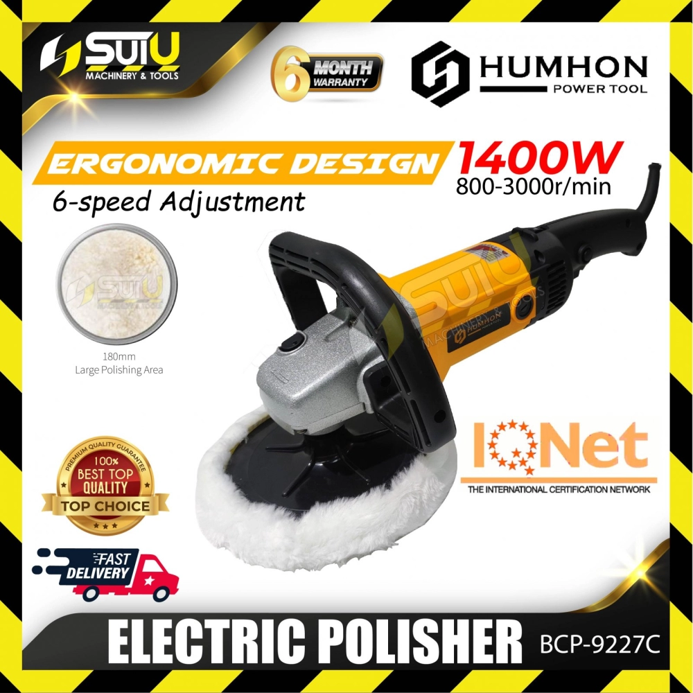HUMHON BCP-9227C / BCP9227C Electric Polisher 1400W 3000RPM