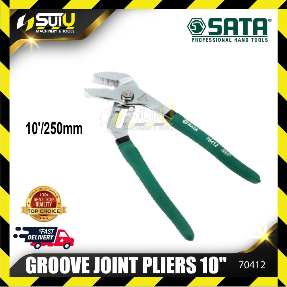 SATA 70412 GROOVE JOINT PLIERS 10"