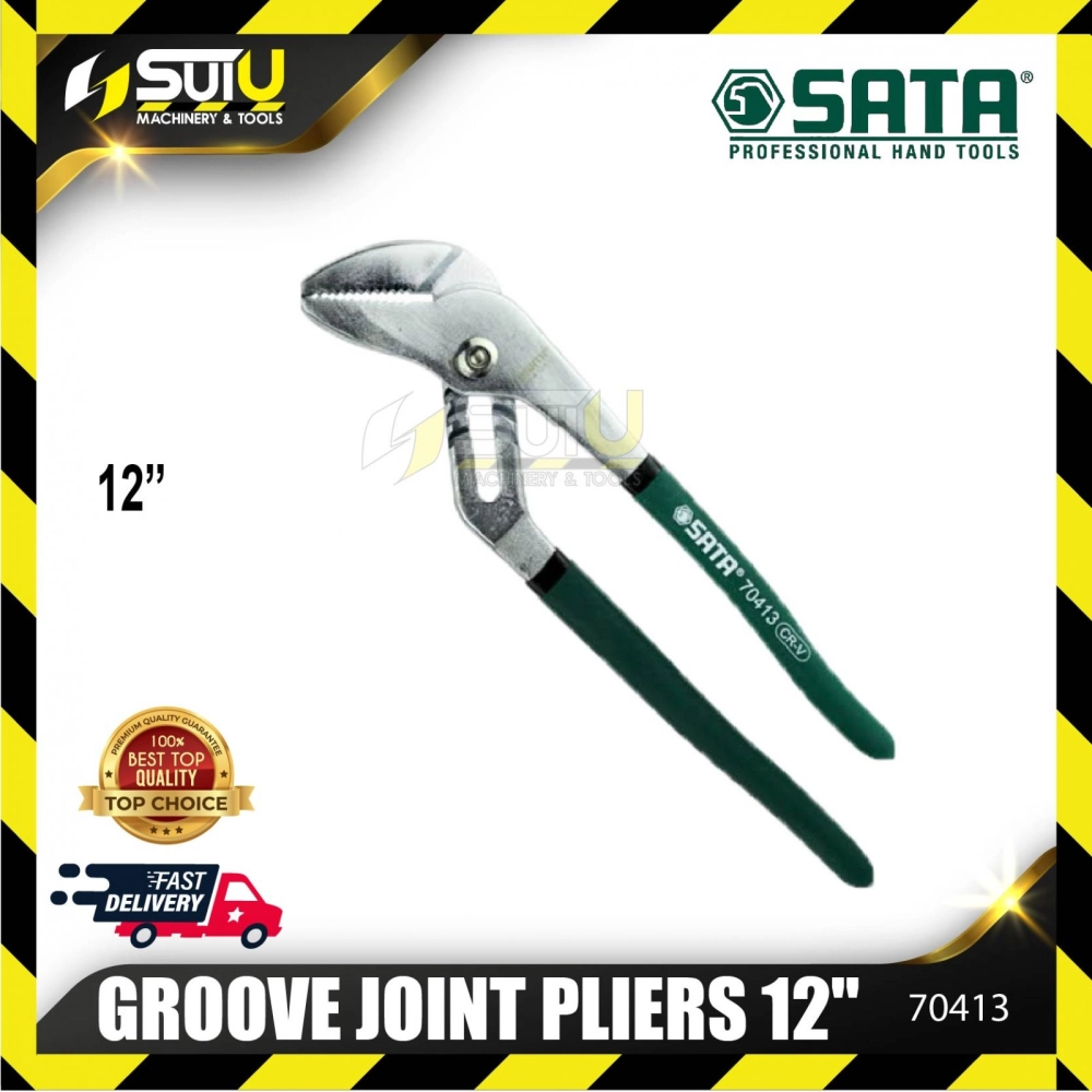 SATA 70413 GROOVE JOINT PLIERS 12"