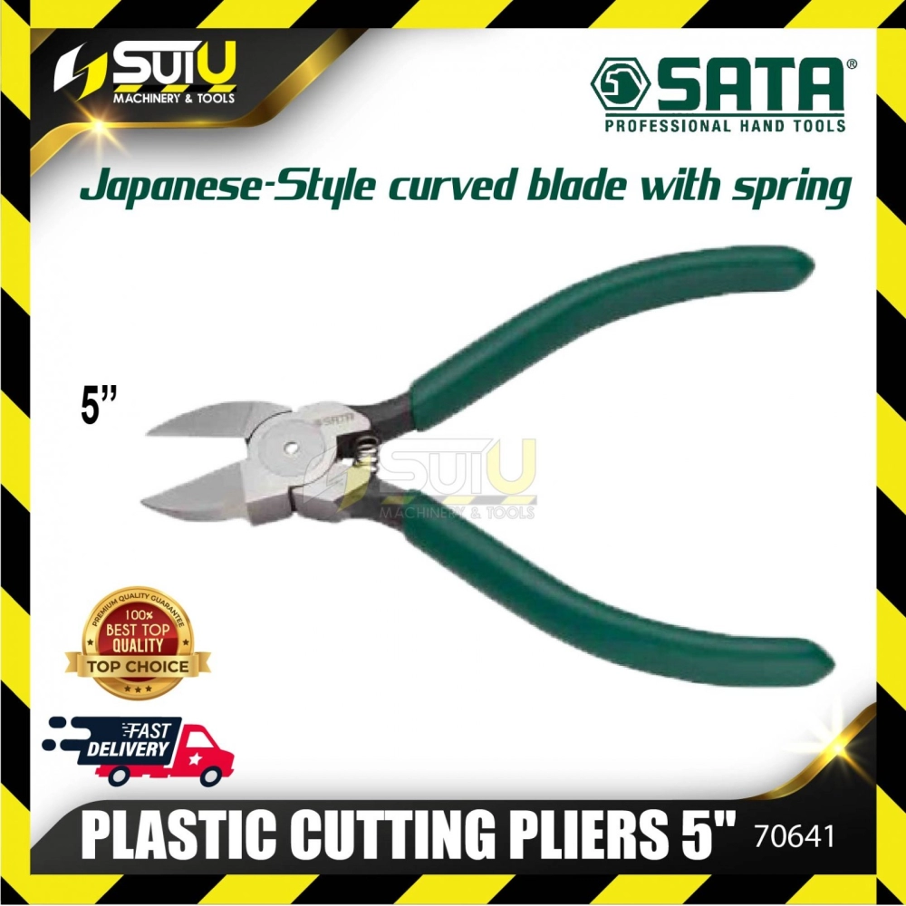 SATA 70641 PLASTIC CUTTING PLIERS 5"