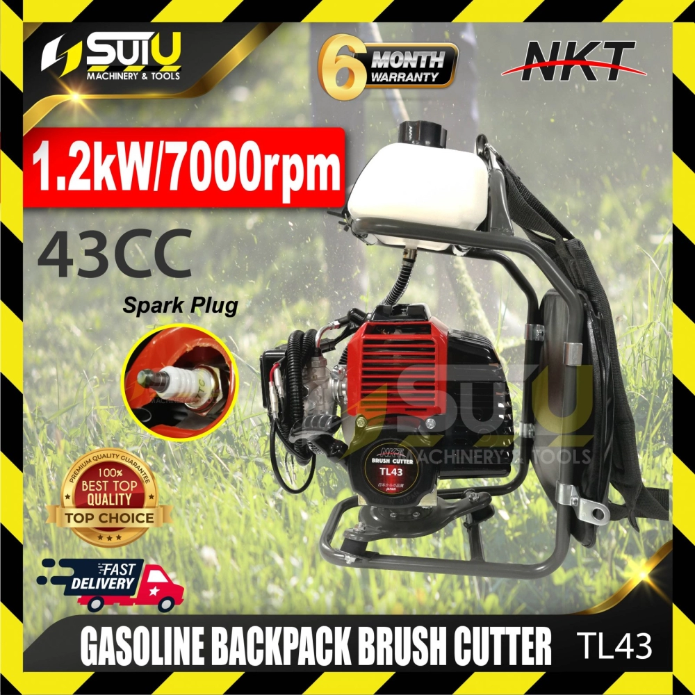 NKT TL43 Gasoline Backpack Brush Cutter 43cc