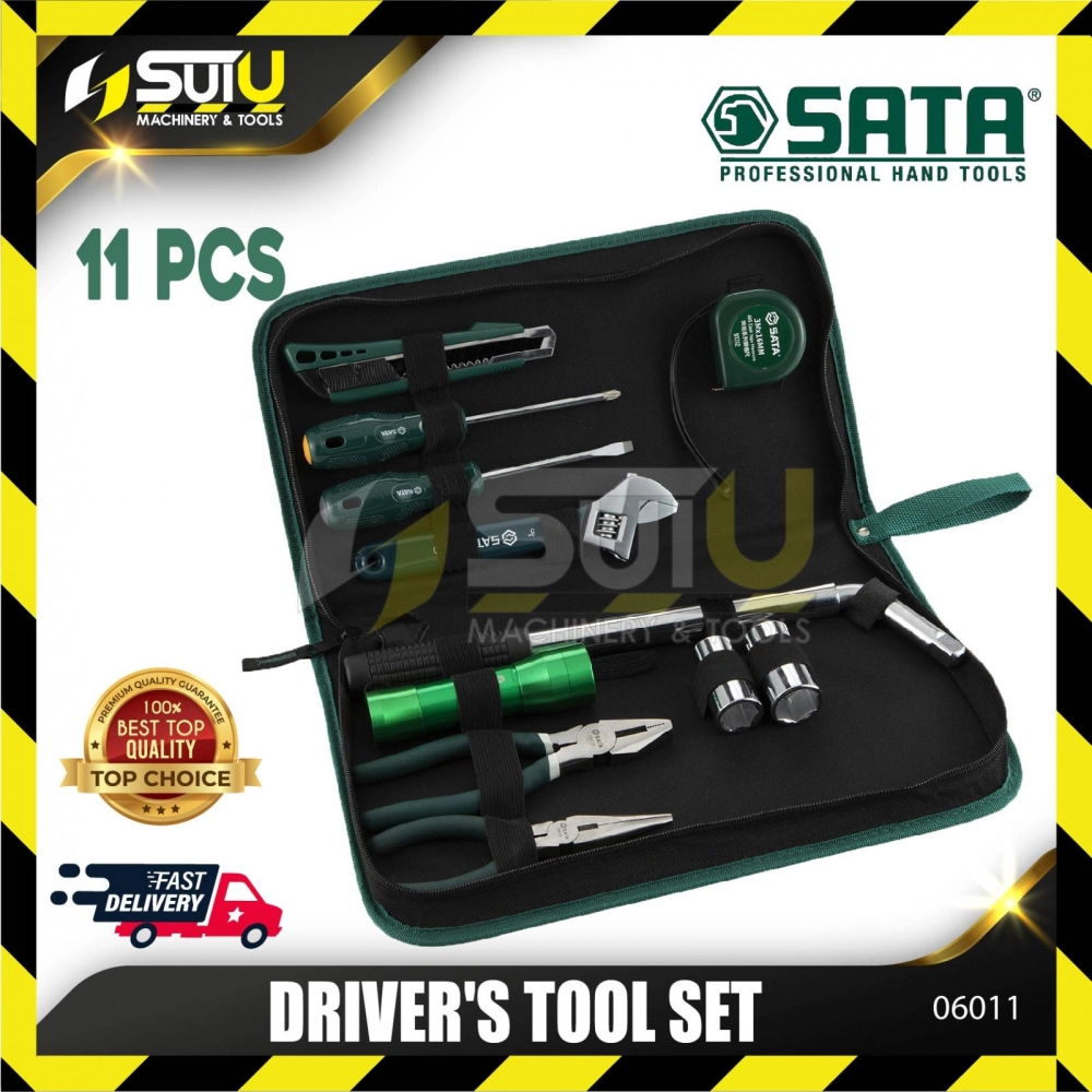 SATA 06011 11PCS Driver's Tool Set