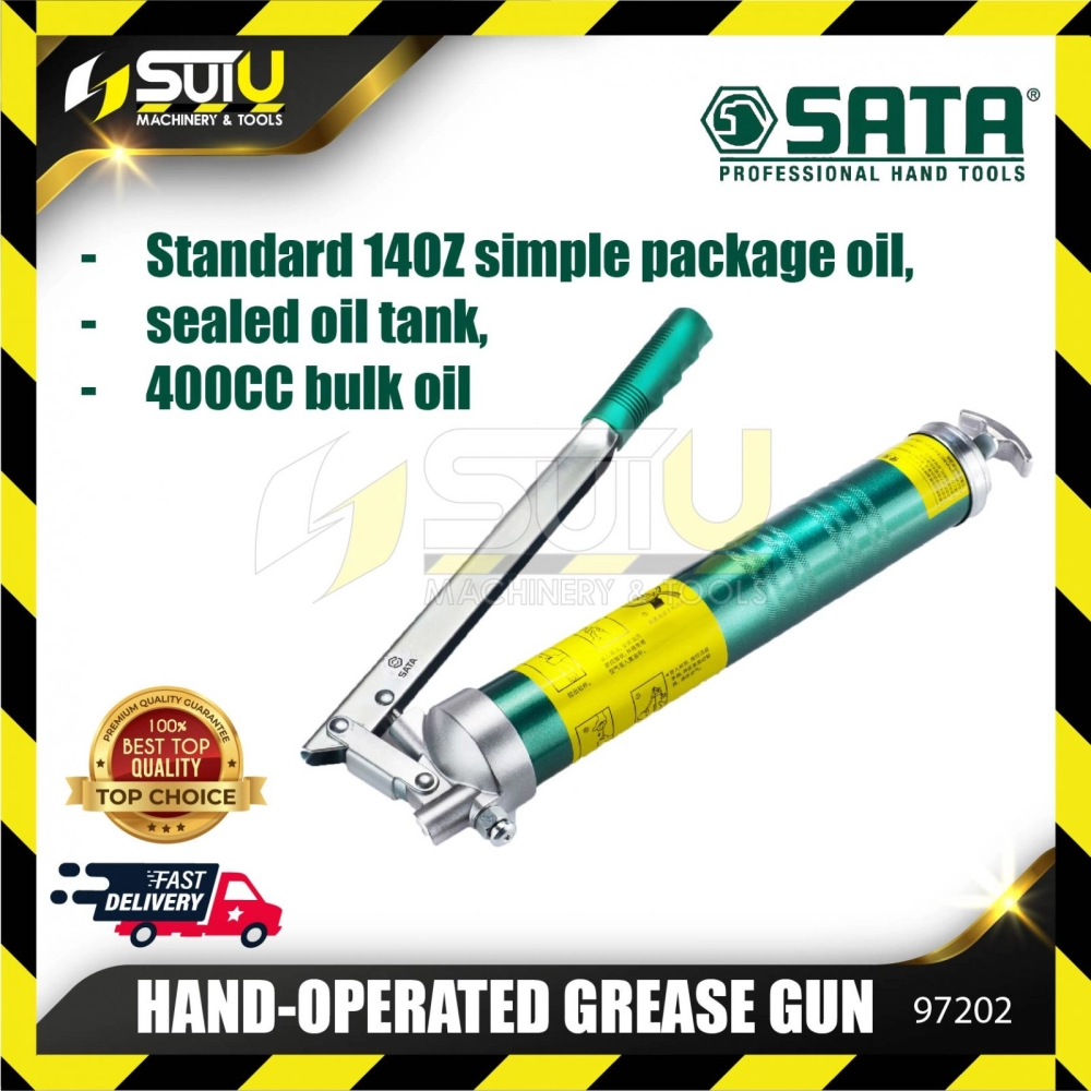 SATA 97202 Hand-Operated Grease Gun 400cc