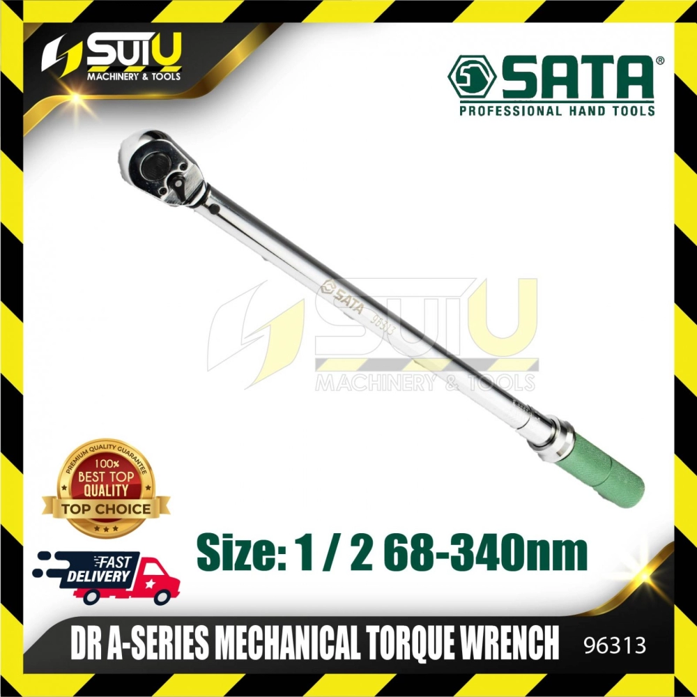 SATA 96313 1/2” DR. A-Series Mechanical Torque Wrench 68-340Nm
