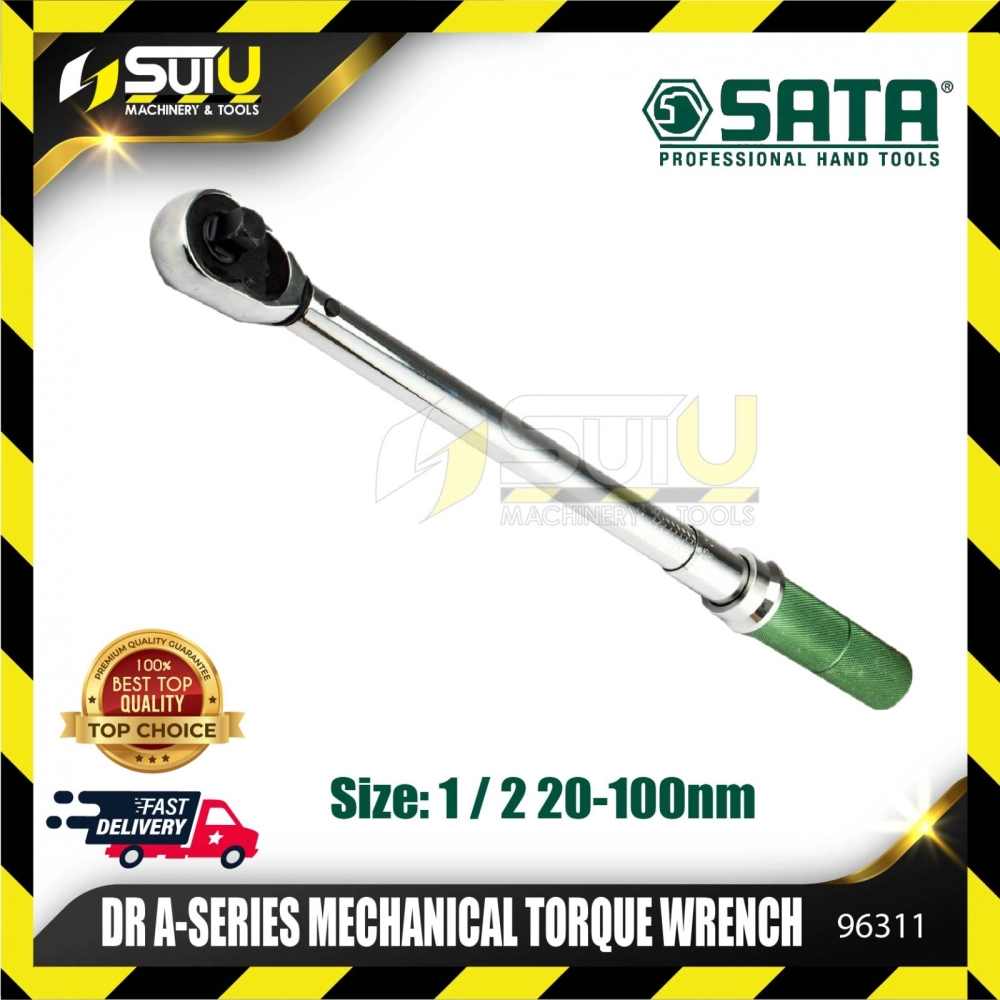 SATA 96311 1/2” DR. A-Series Mechanical Torque Wrench 20-100Nm