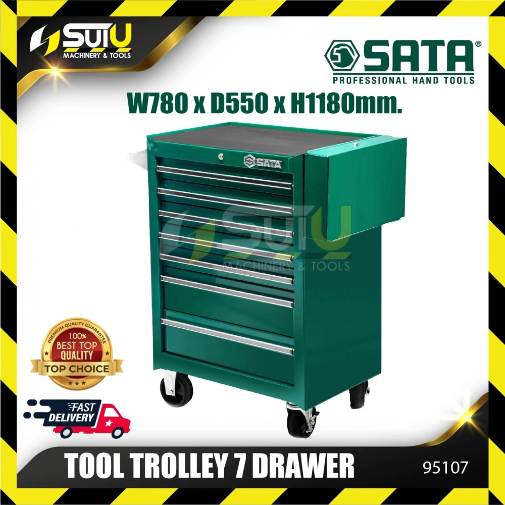 SATA 95107 31inch 7 Drawer Roller Cabinet