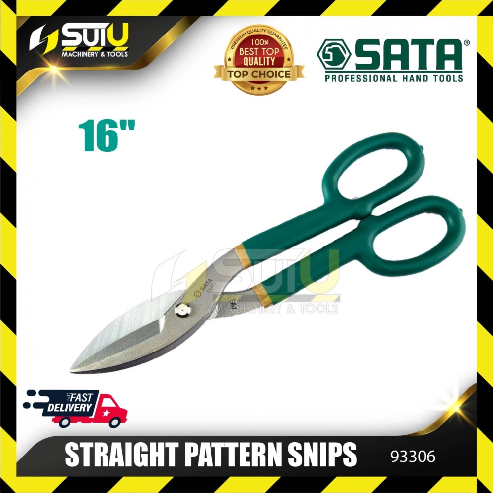 SATA 93306 16 Inch Straight Pattern Tinner's Snips