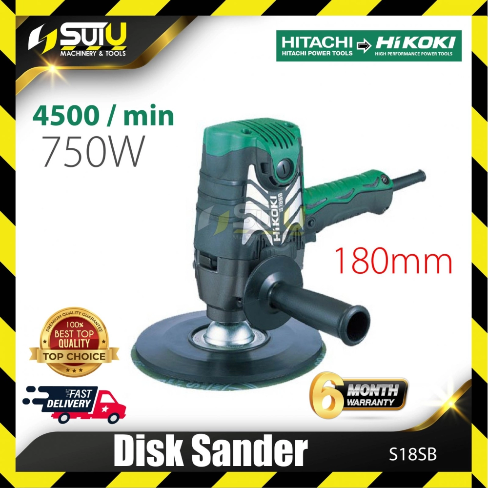 HITACHI / HIKOKI S18SB Disk Sander 180mm (7") 705w