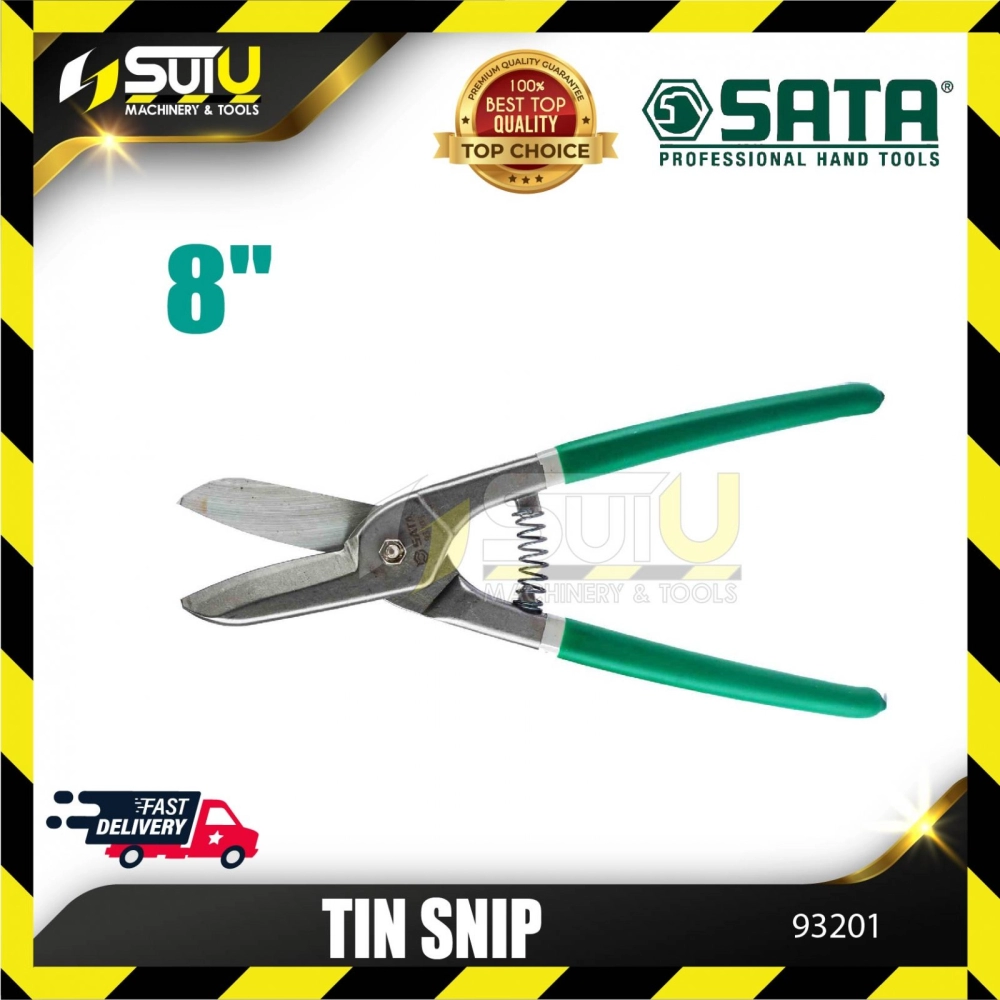 SATA 93201 TIN SNIP 8inch Sharp Cutting