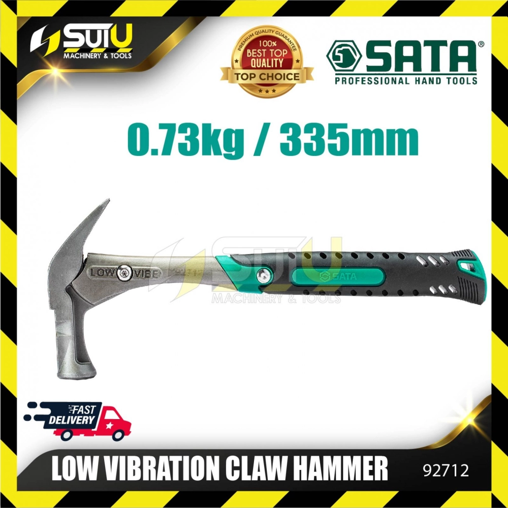 Sata 92712 Low Vibration Claw Hamer (Crane type) 0.8LB