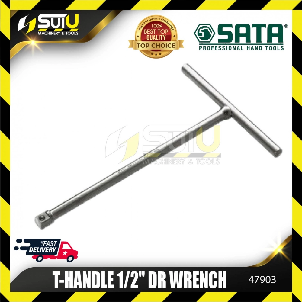 SATA 47903 T-Handle 1/2 inch DR Wrench (Full Polished)