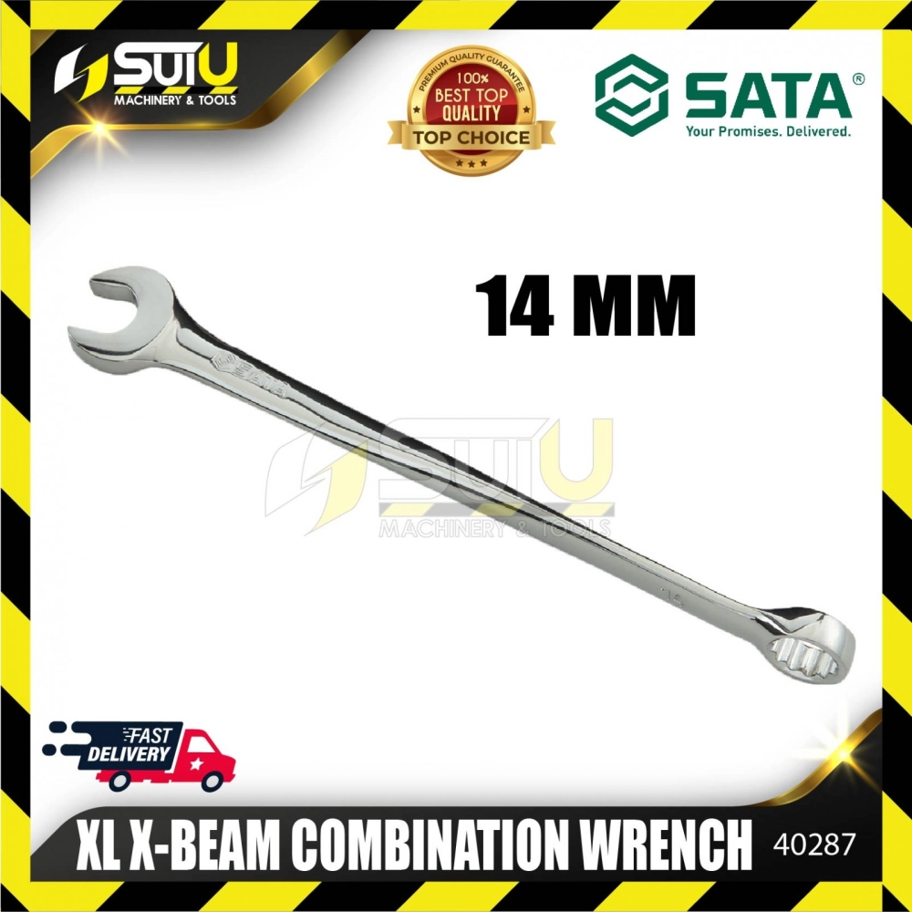 SATA 40287 X-beam Combination Wrench 14mm