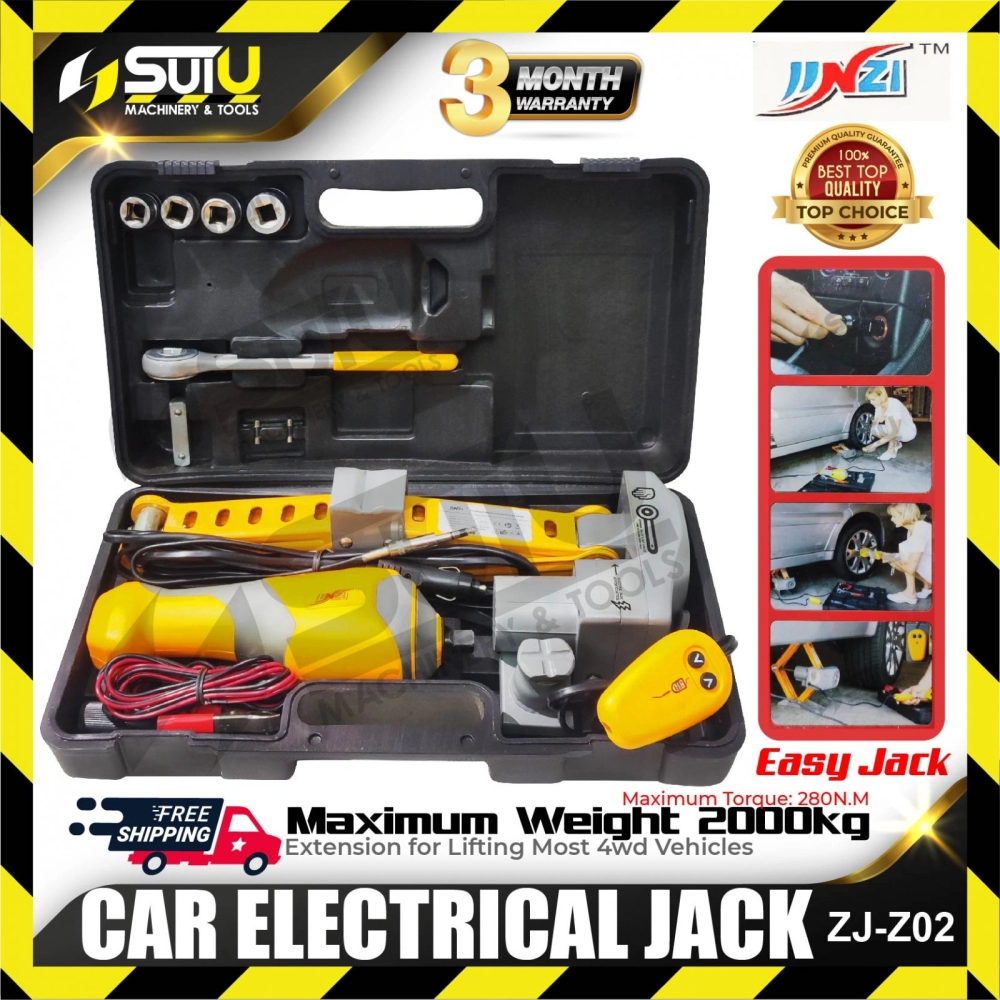 JINZI ZJ-Z02 Jack Vehicle Equipment 12V Electric Wrench Tool Electric Hydraulic Jack Car Repair Tools