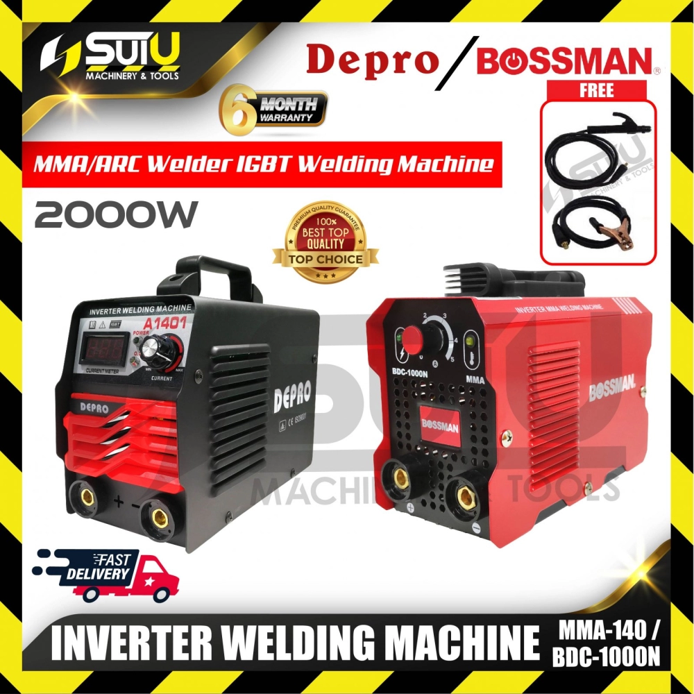 DEPRO MMA-140 / BOSSMAN BDC-1000N Inverter Welding Machine
