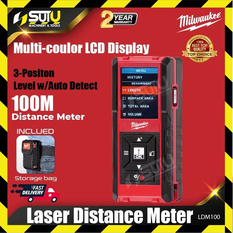 MILWAUKEE LDM 100 100M Laser Distance Meter