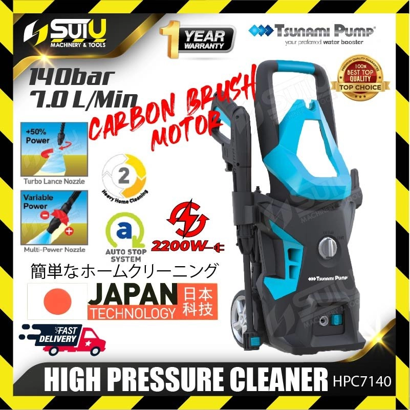 TSUNAMI PUMP HPC7140 High Pressure Cleaner 140Bar 7LPM