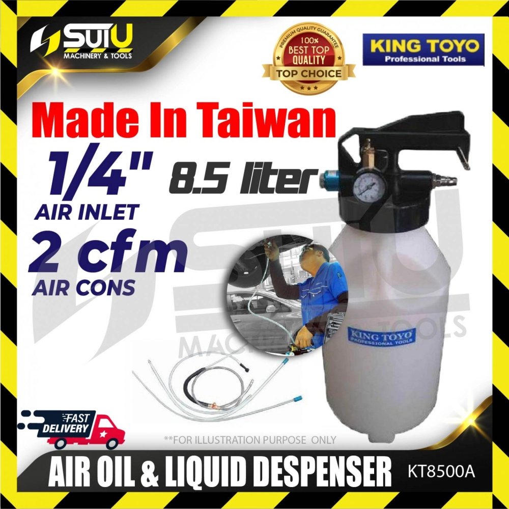 KING TOYO KT-8500A / KT8500A Air Oil & Liquid Dispenser 8.5L