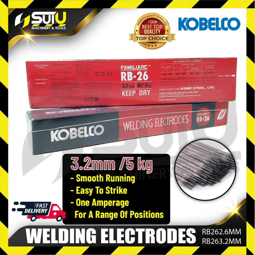 KOBELCO RB-26 Arc Welding Electrode 3.2mm 5KG/pack