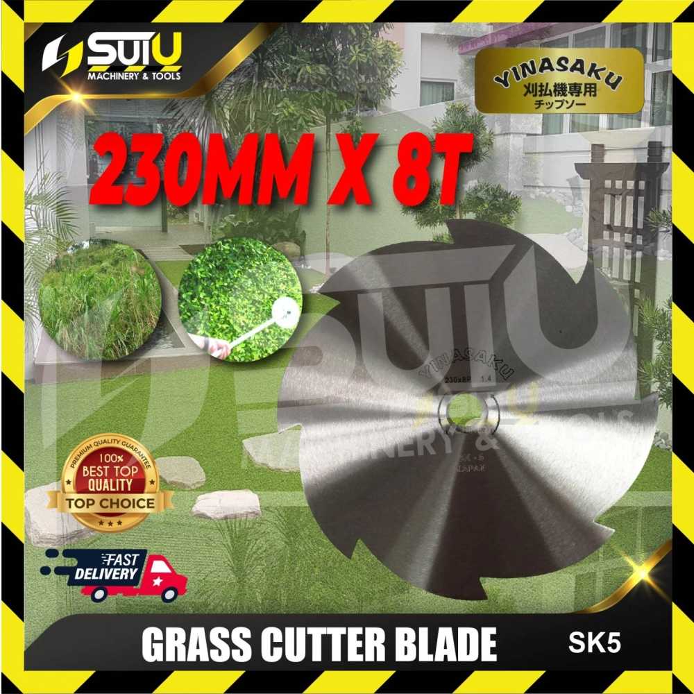 YINASAKU SK-5 / SK5 Grass Cutter Blade 230mm x 8T