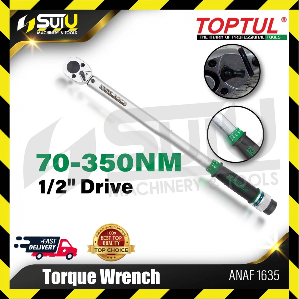 Toptul ANAF1635 1/2" Torque Wrench  70-350Nm