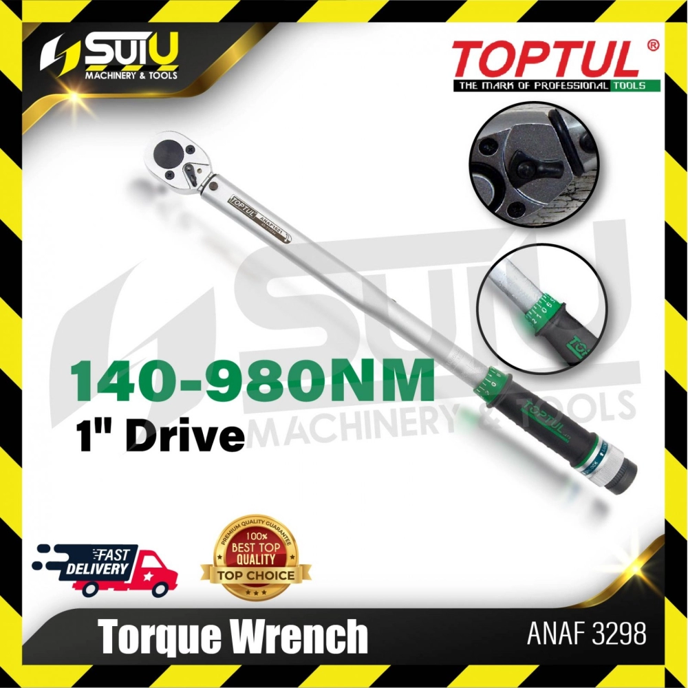 TOPTUL ANAF3298 1" Torque Wrench 140 - 980NM 