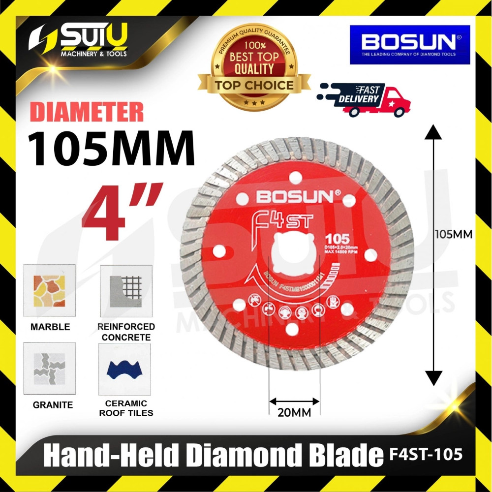 BOSUN F4ST / F4ST-105 4" Hand-Held Diamond Blade