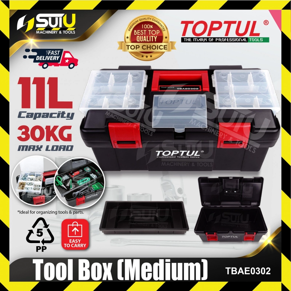 TOPTUL TBAE0302 11L Tool Box (Medium)
