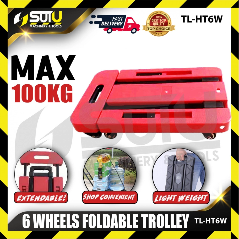 TL-HT6W 6 Wheels Foldable Trolley