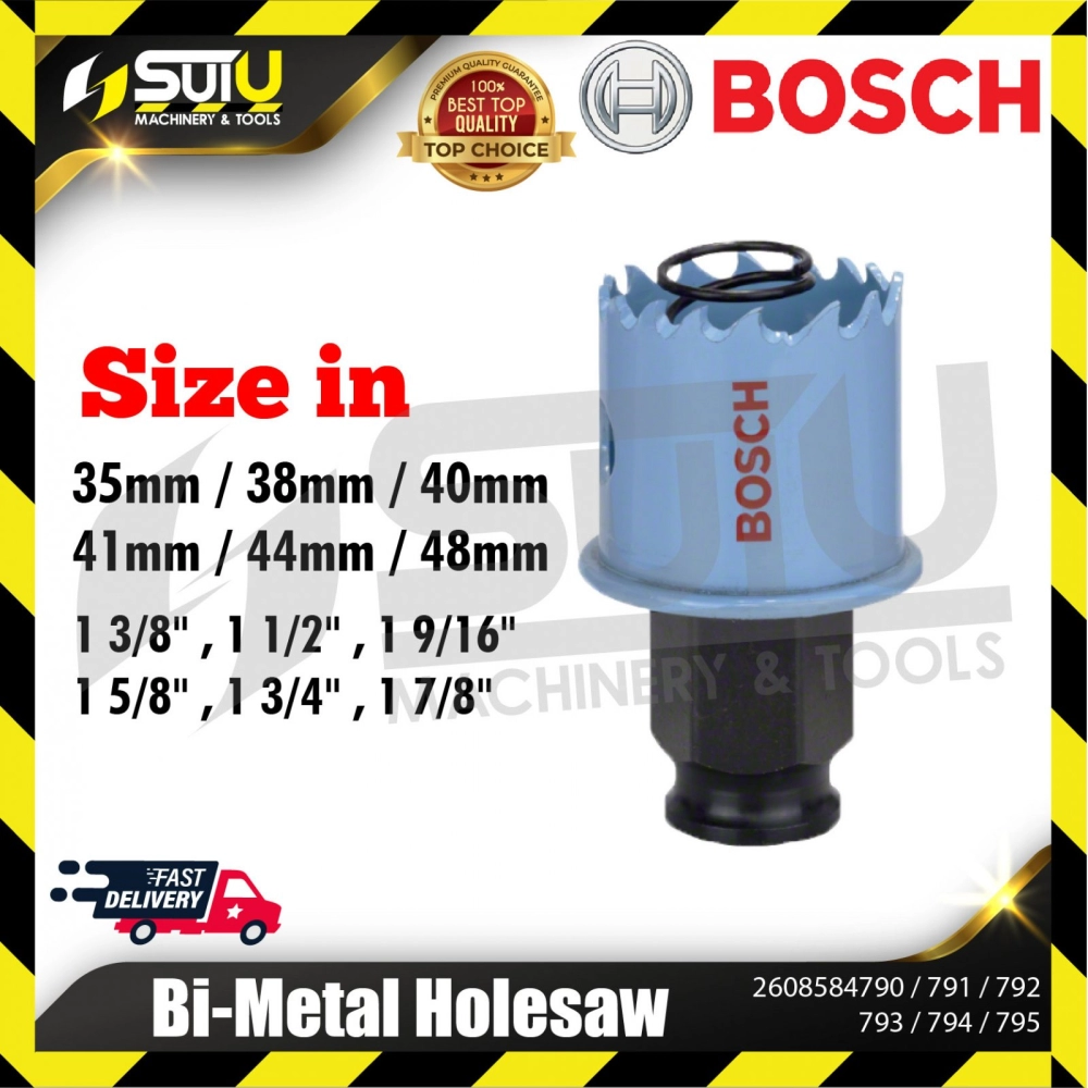 BOSCH 2608584790 / 791 / 792 / 793 / 794 / 795 Bi-Metal Holesaw ( 35mm - 48mm )