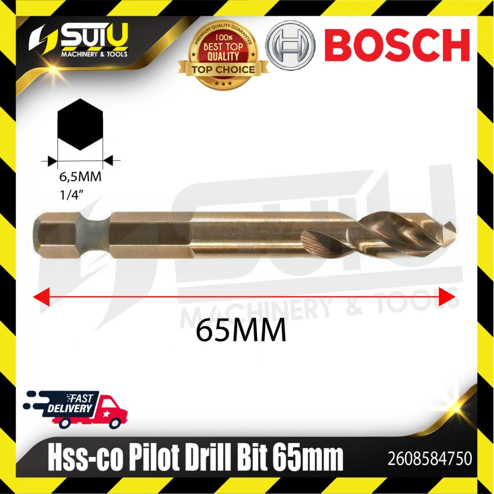 BOSCH 2608584750 HSS-Co Pilot Drill Bit 65mm