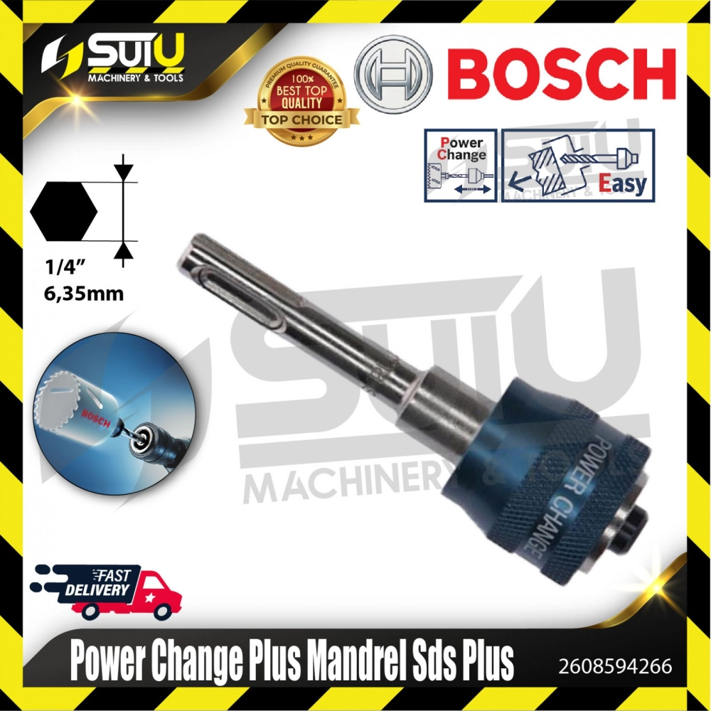 BOSCH 2608594266 Power Change Plus Mandrel SDS Plus