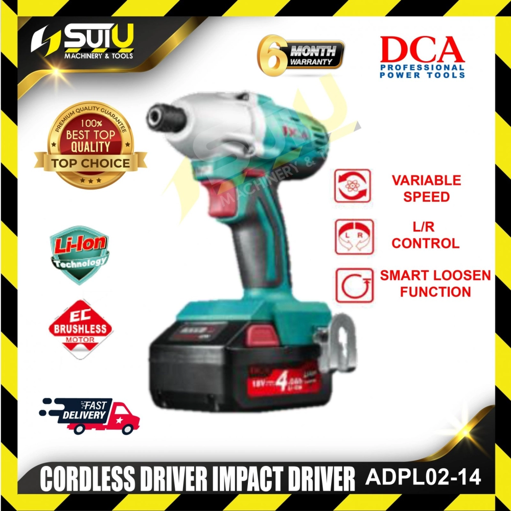 DCA ADPL02-14 Cordless Impact Driver 175N.m