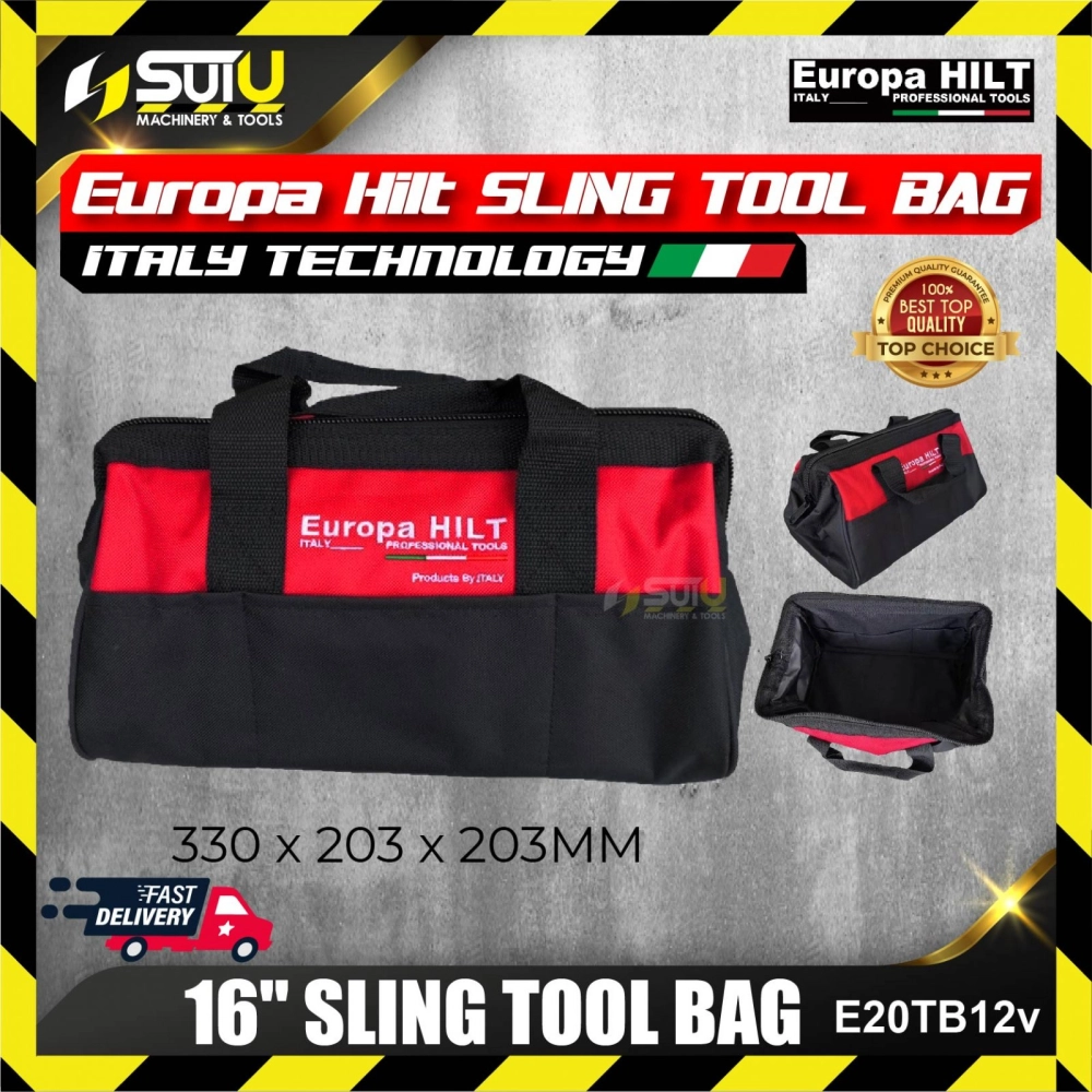 Europa Hilt E20TB12V 16" Sling Tool Bag 