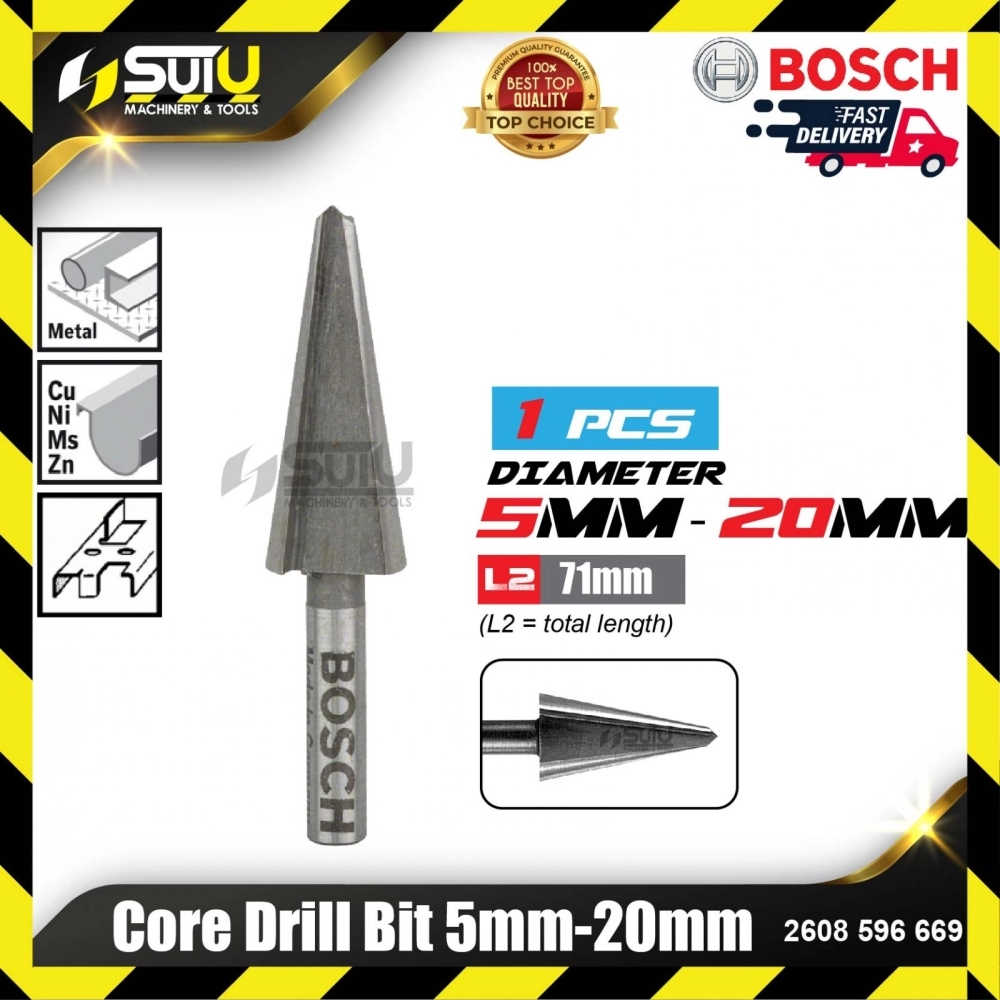 BOSCH 2608596669 Core Drill Bit (5mm-20mm)