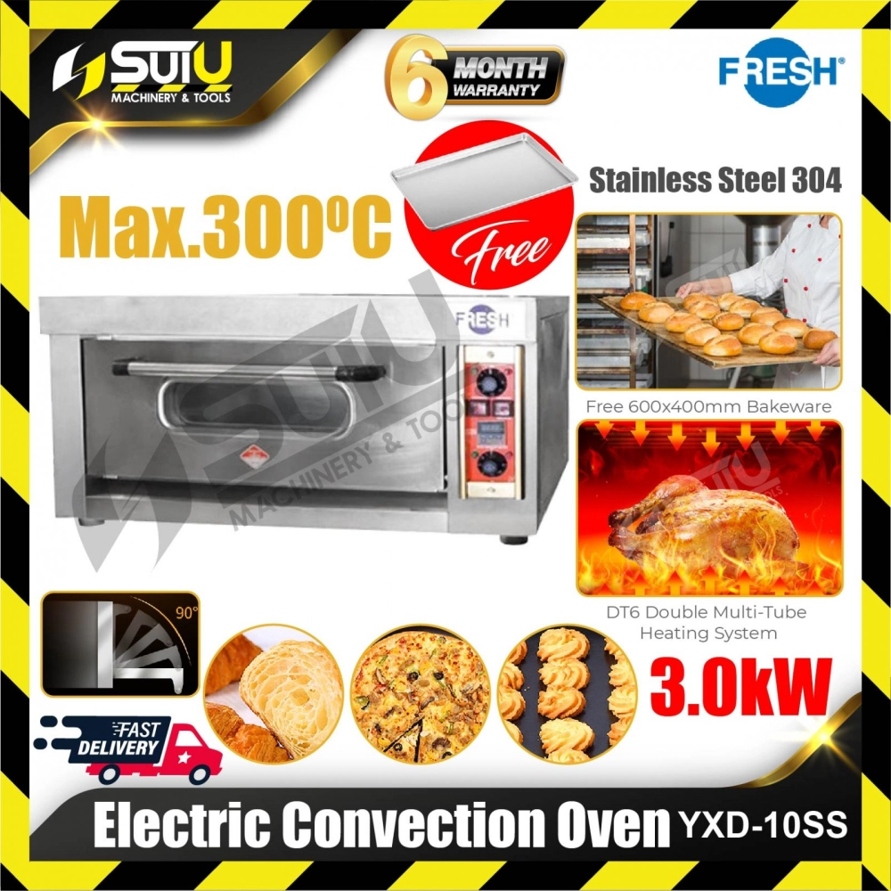 FRESH YXD-10SS 1 Layer Electric Convection Oven 3.0kW