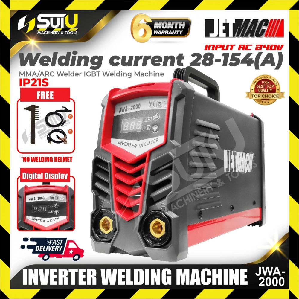 [SET A] JETMAC JWA2000 MMA200 Inverter Welding Machine