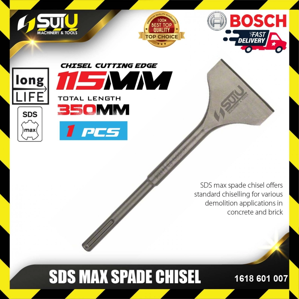 BOSCH 1618601007 1PCS SDS Max Spade Chisel (350x115mm)