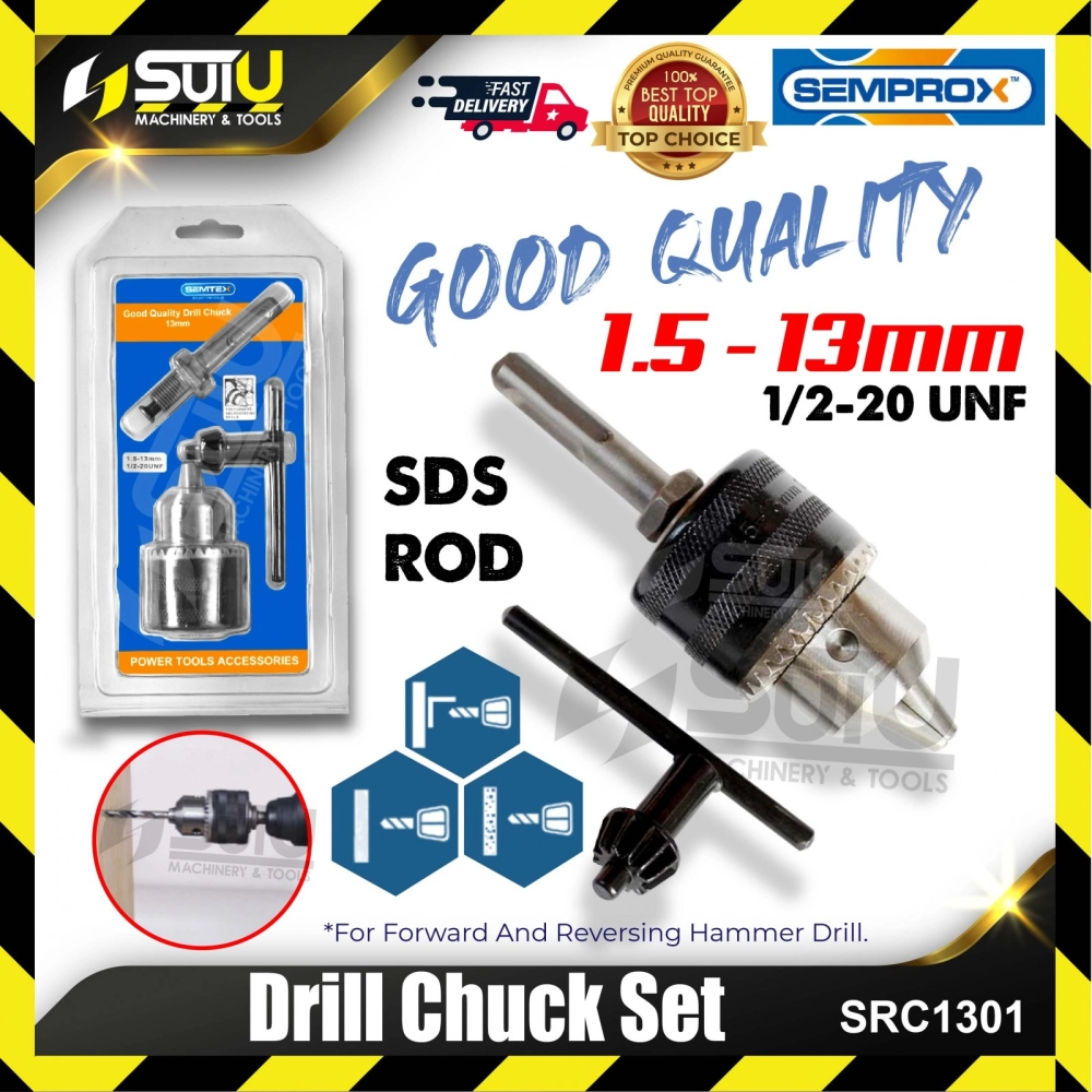 SEMPROX SRC1301 Drill Chuck Set 1.5-13mm