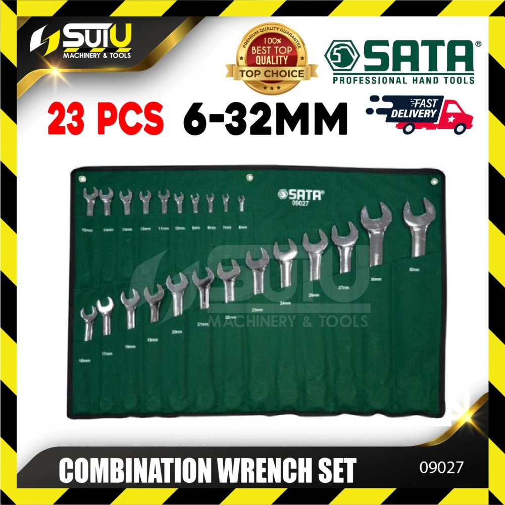 SATA 09027 23 PCS Combination Wrench Set