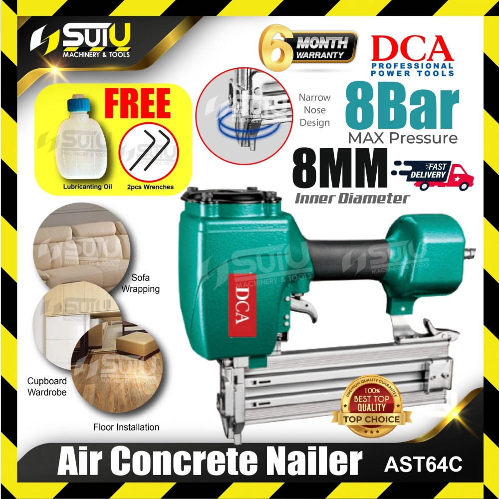 DCA A02-ST64C / AST64C 8MM Air Concrete Nailer 8bar
