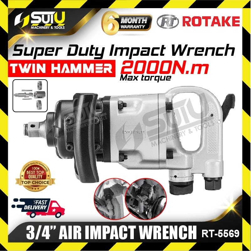 ROTAKE RT-5569 / RT5569 3/4" Air Impact Wrench 2000NM 4000rpm