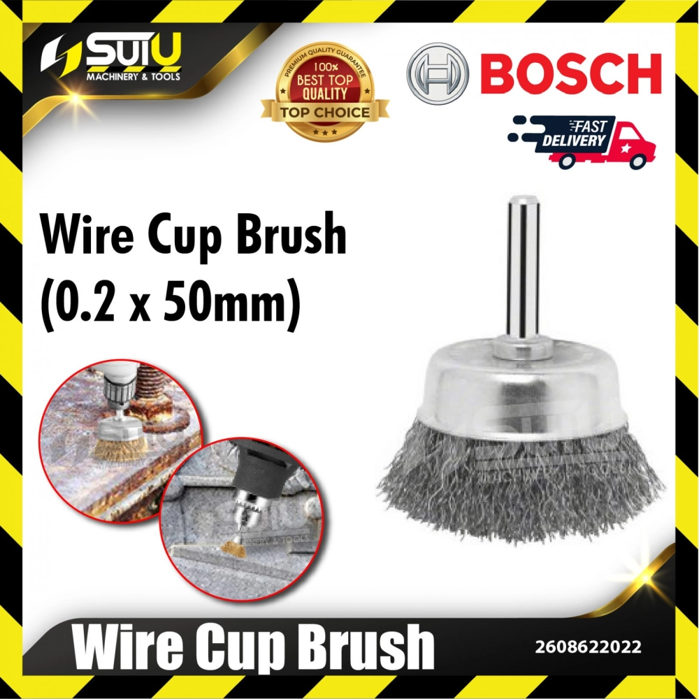 BOSCH 2608622022 0.2 x 70MM Crimped Wire Cup Brush