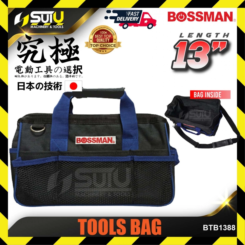 BOSSMAN BTB1388 13" Canvas Tools Bag