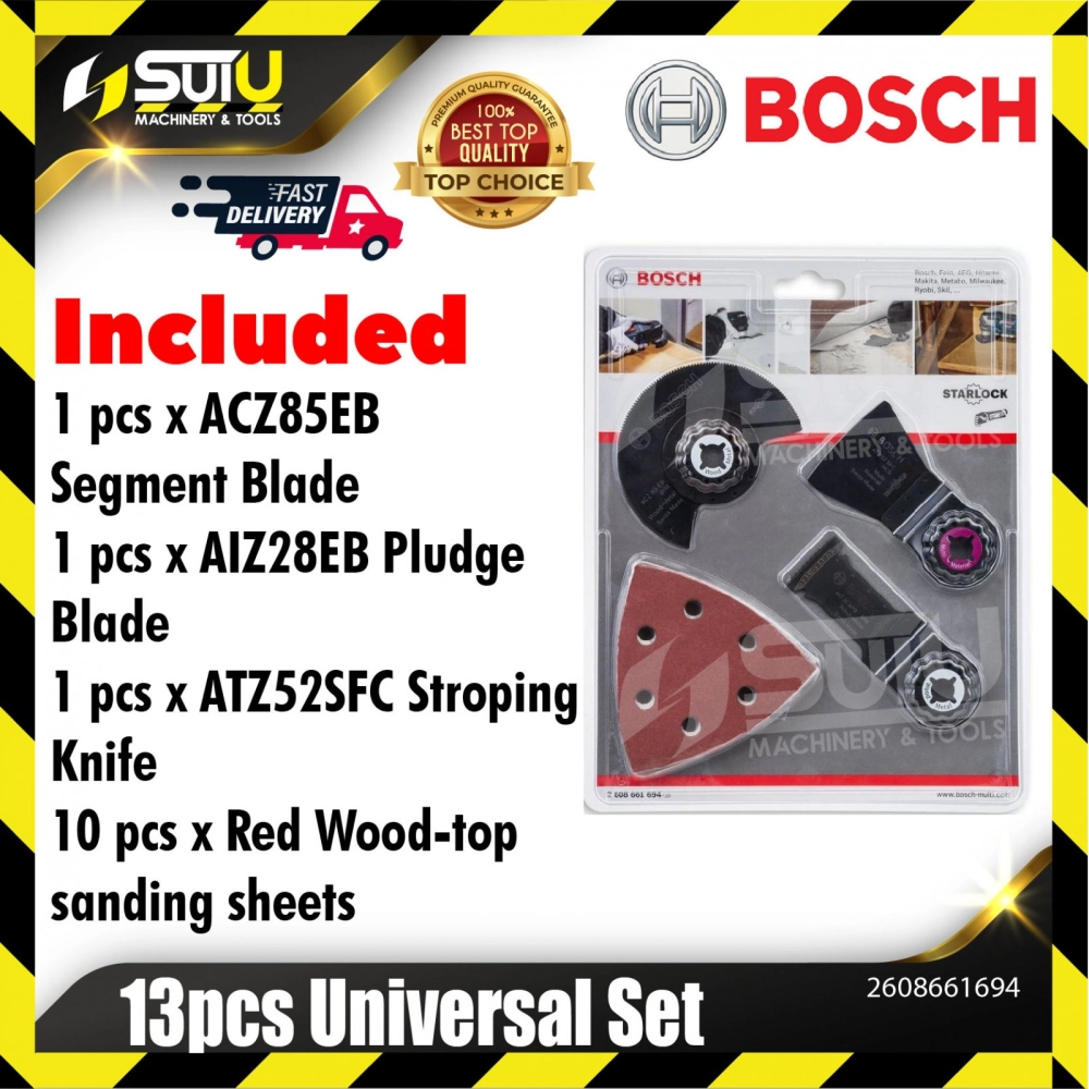 BOSCH 2608661694 Universal Set (13 pcs)