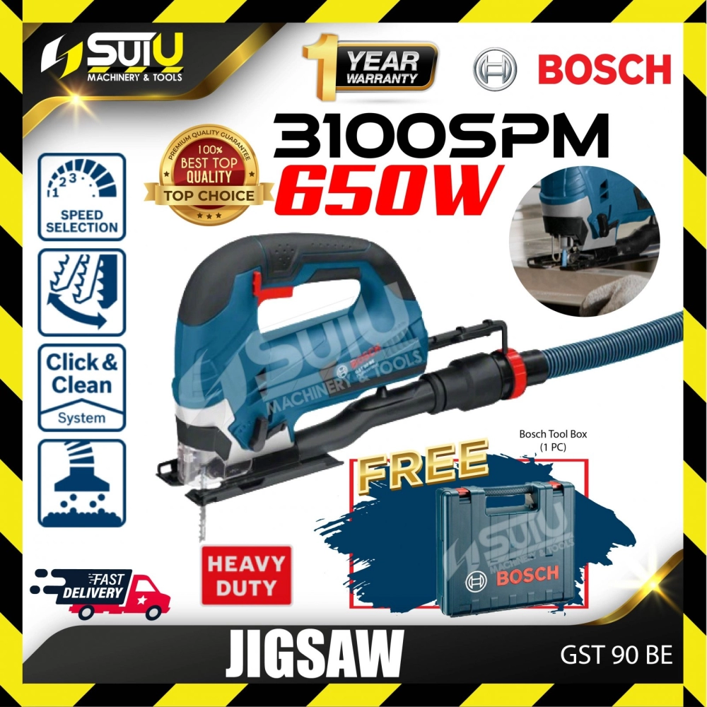 BOSCH GST 90 / GST90 BE / GST90BE Professional Jigsaw 650W (Bare Machine)
